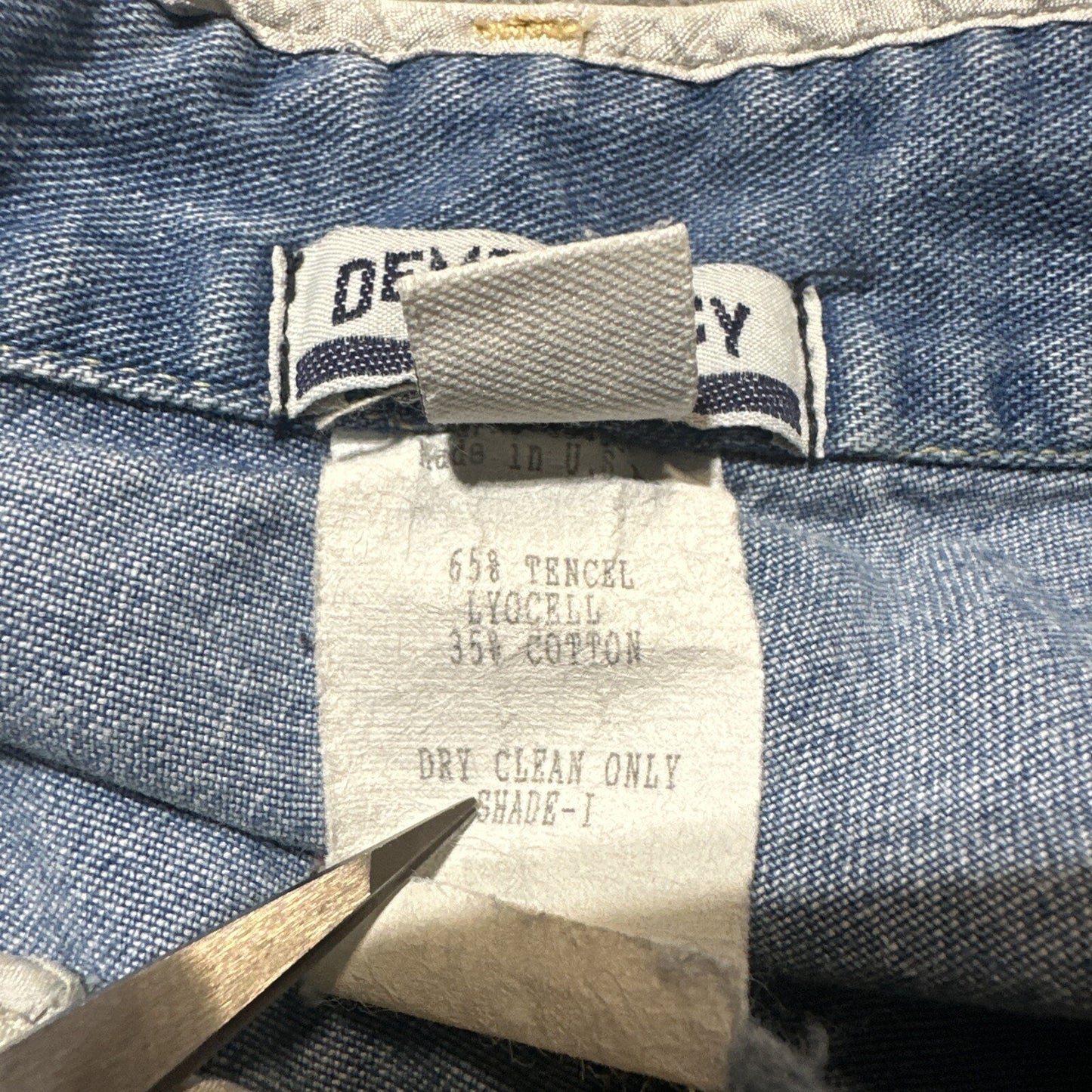 Vintage Democracy Weekend Women's Relaxed Straight Jeans Sz 16 Light Blue Denim