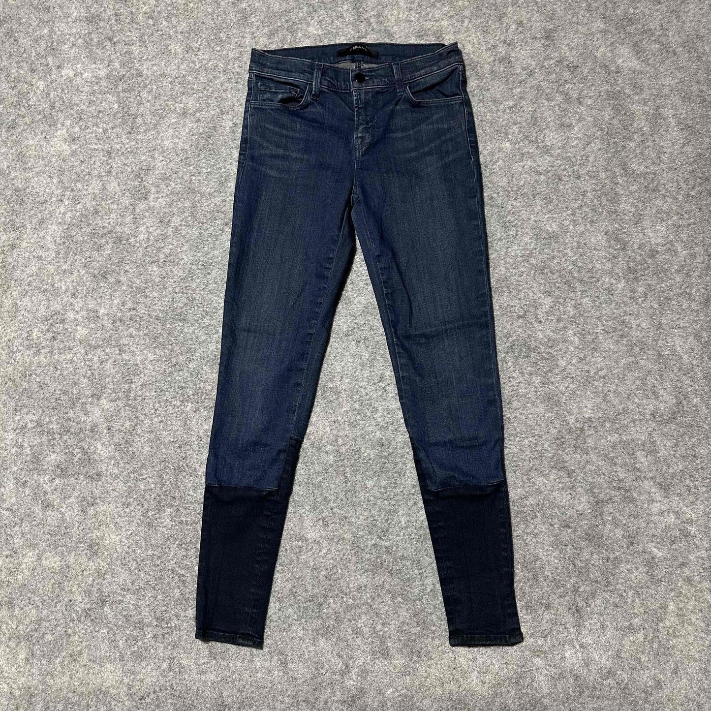 J Brand Snowbird Skinny Jeans Women's Size 26 Dark Wash Step Hem