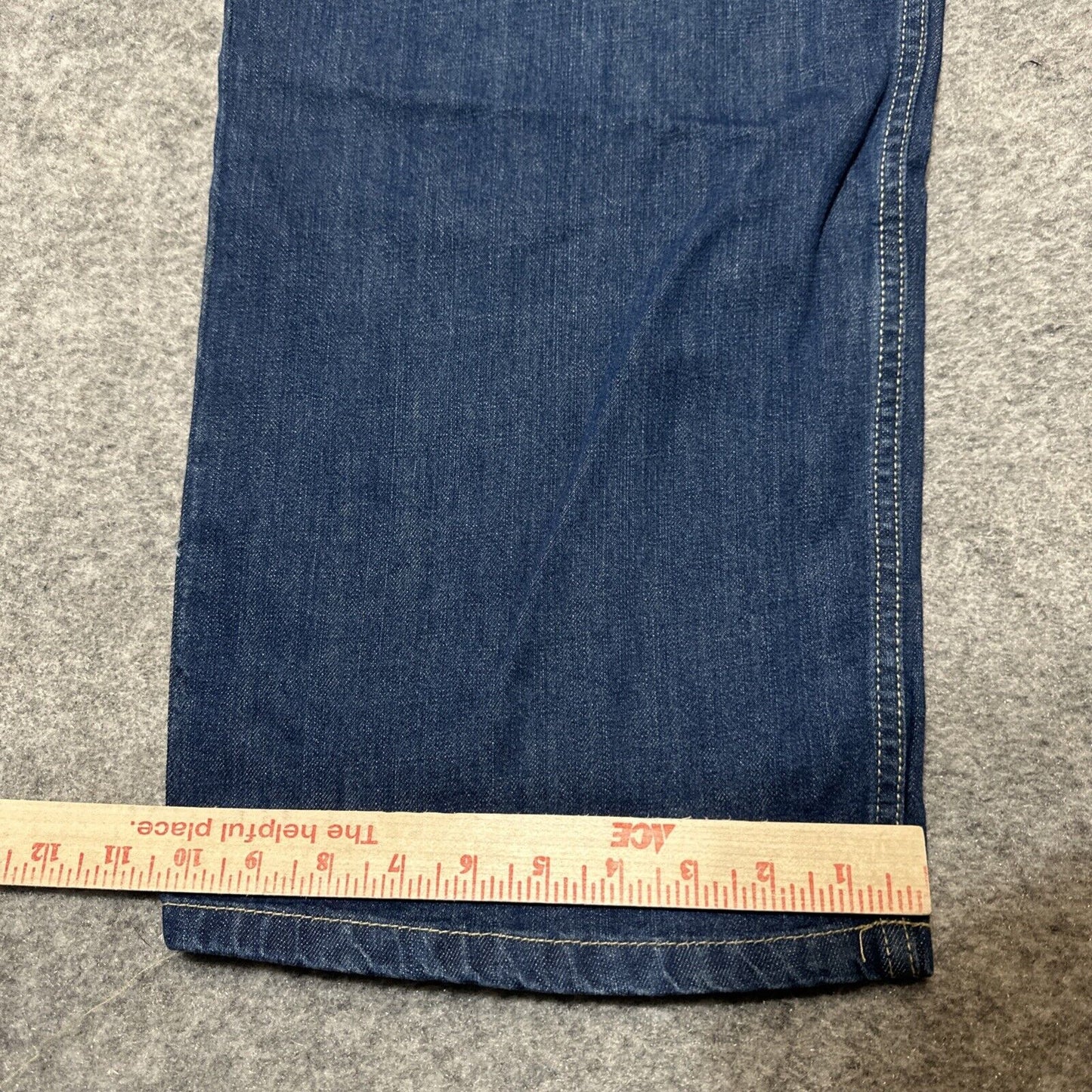 Vintage Jordan Craig Distressed Relaxed Straight Jeans Men's 44x34 Blue Denim