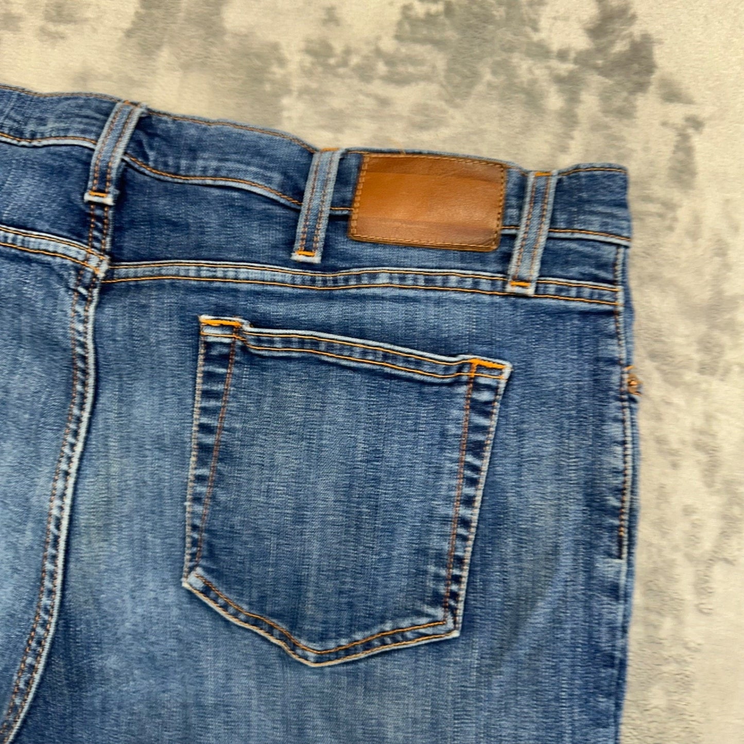 Tommy Jeans Straight Jeans Men's Size 36x28 Blue Medium Wash Denim *Hemmed*