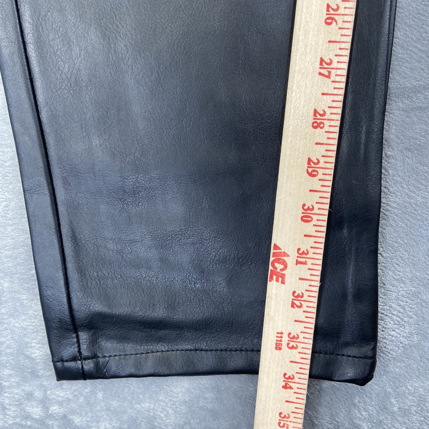 Vintage Arizona Leather Jeans Men's Size 32x34 Black