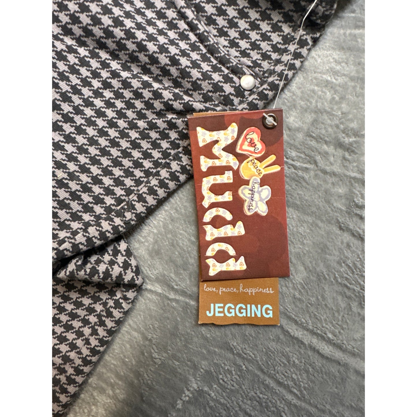 New Mudd Jegging Women's Size 11 Gray Gingham Check Pants