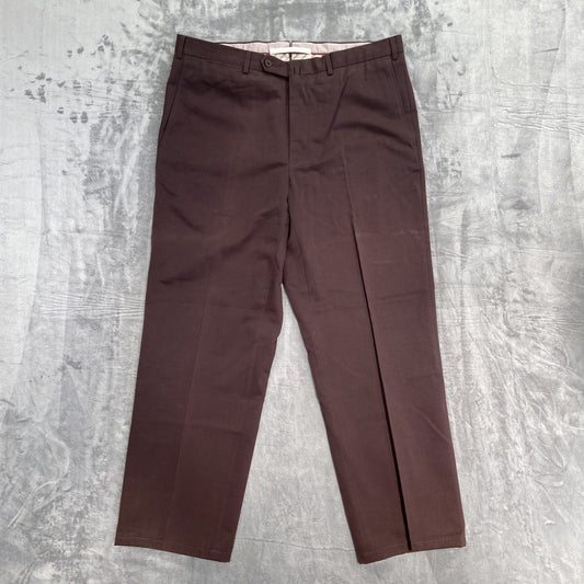 New Ermenegildo Zegna Dress Pants Men's Size 38 Purple Dark Red Maroon