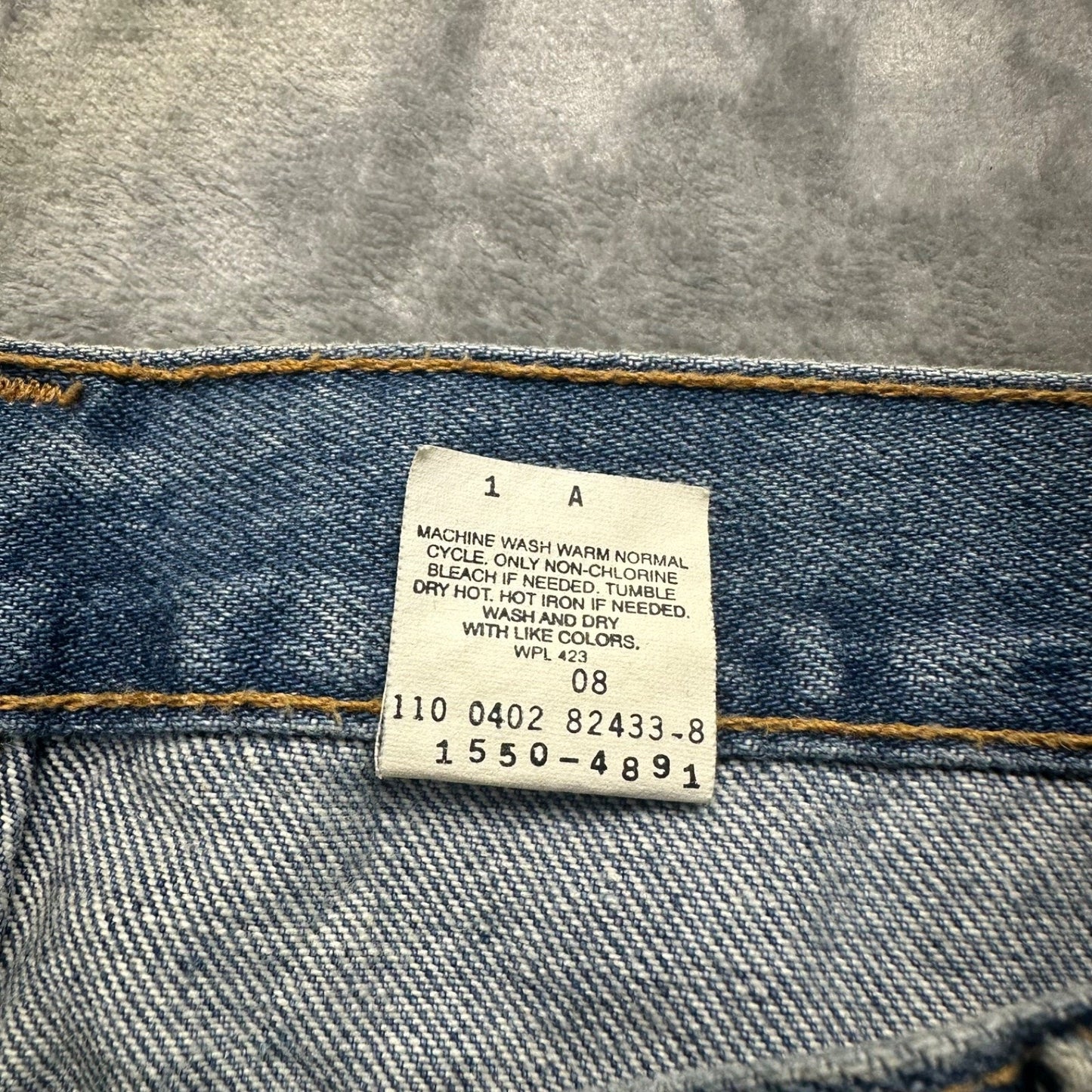 Levi's Men's 550 Relaxed Fit Jeans 44x32 Blue Denim #534424