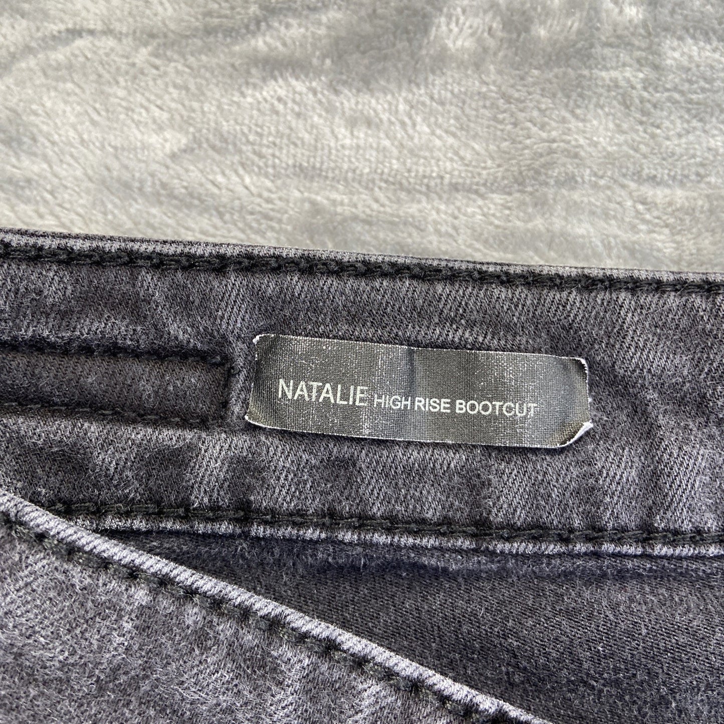 KUT From The Kloth Natalie High Rise Bootcut Jeans Women's Size 8 Black