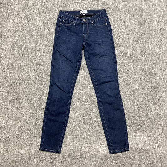 Paige Verdugo Ankle Jeans Women's Size 25 Dark Blue Denim NWOT