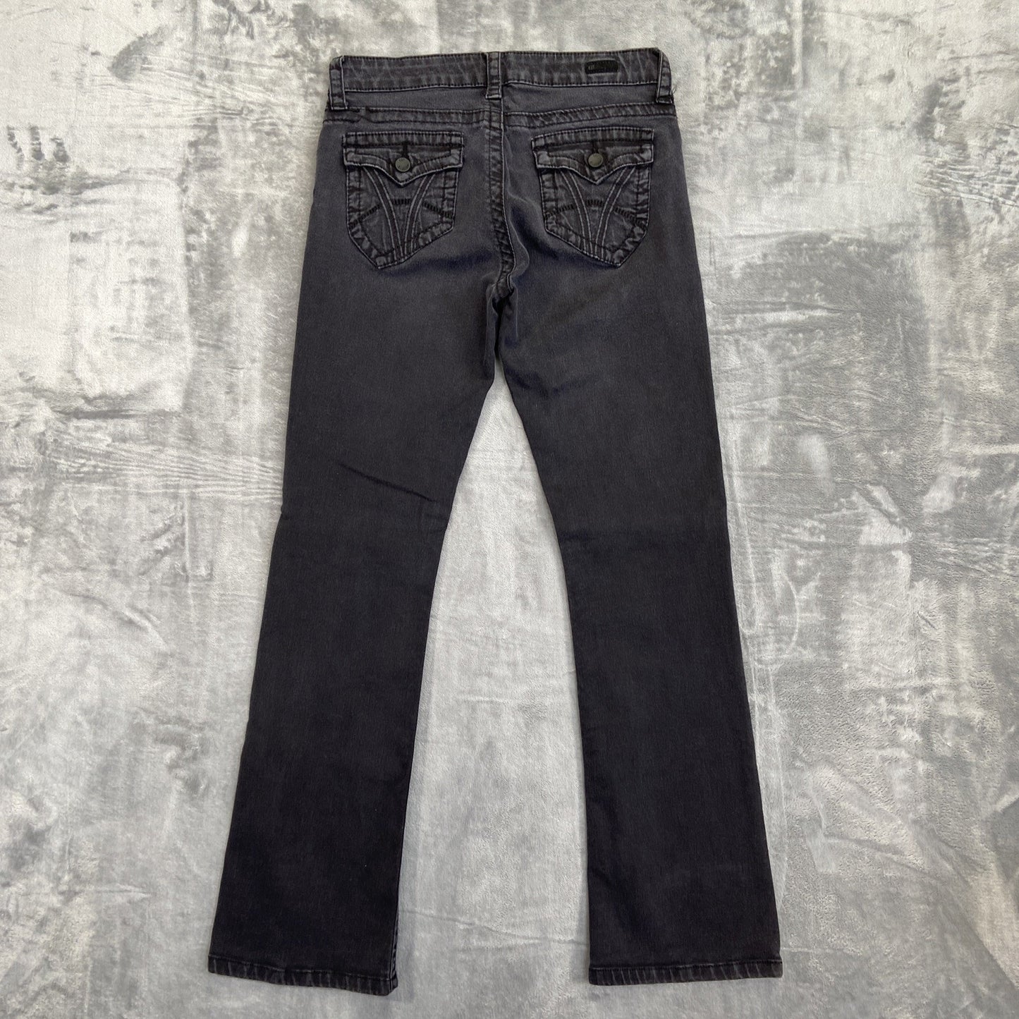 KUT From The Kloth Natalie High Rise Bootcut Jeans Women's Size 8 Black