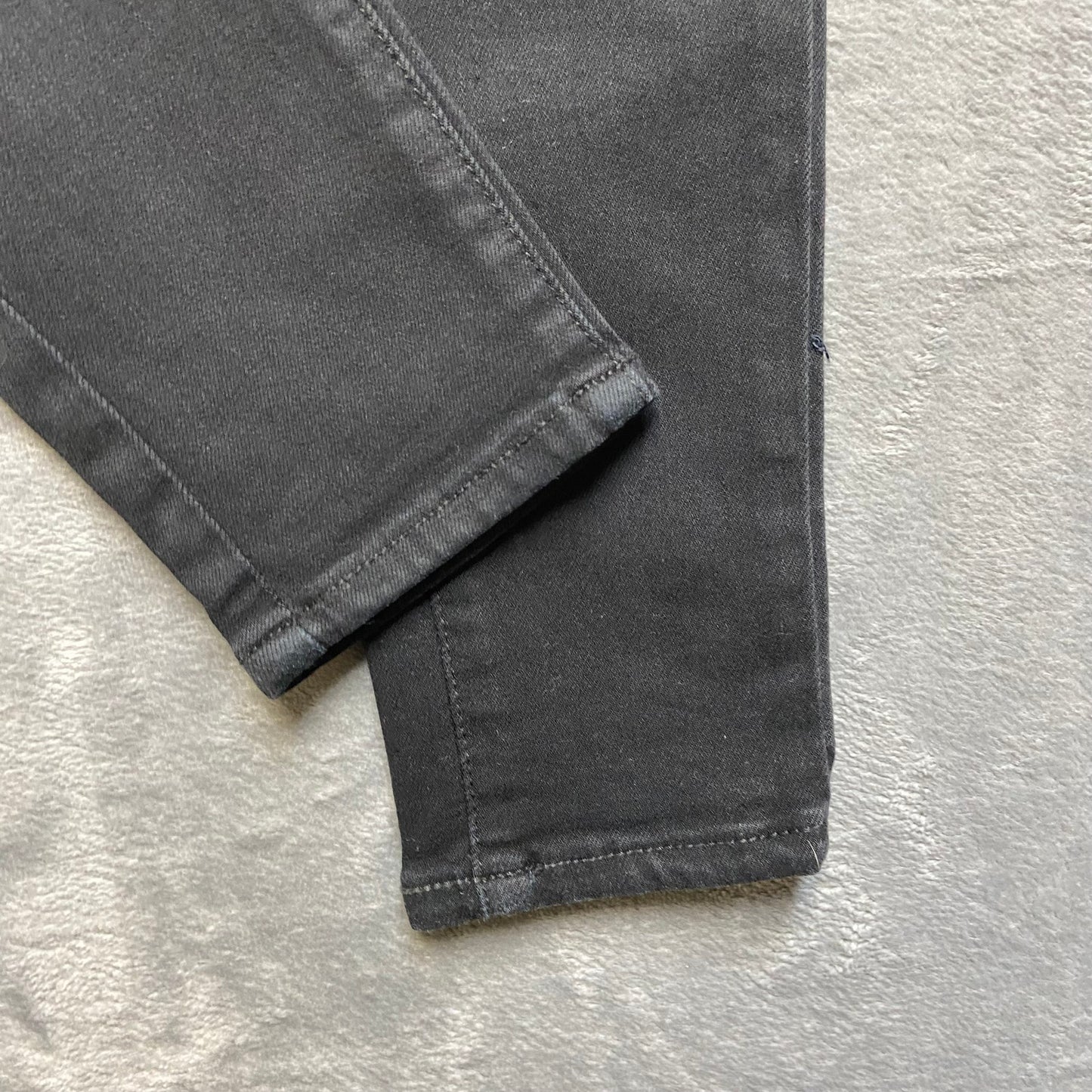 American Eagle Super Stretch Hi-Rise Jegging Women's Sz X Black Denim Button-Fly