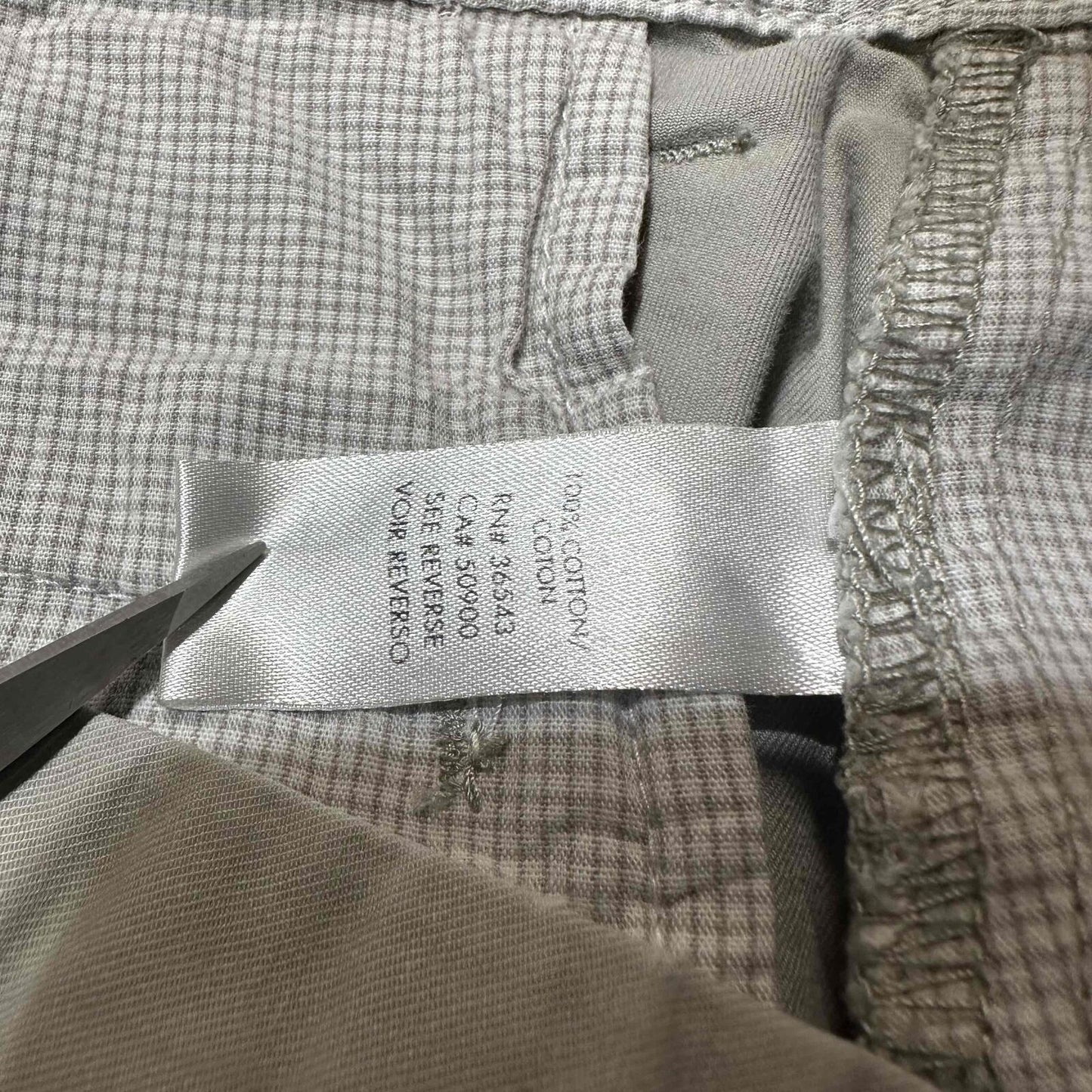 Calvin Klein Men's Front Pockets Slim Fit Chino Pants Size 34x32 Beige Light