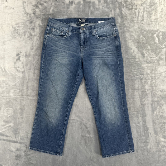 Vintage Lucky Brand Classic Rider Crop Jeans Women's Size 6 Blue Denim
