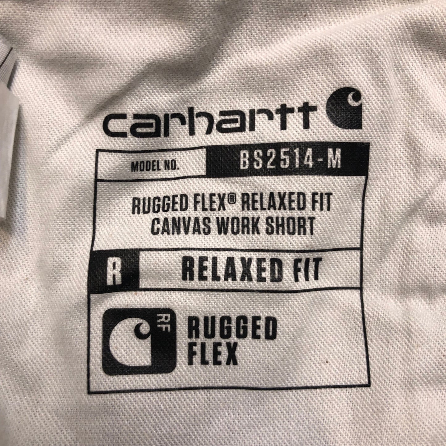 New Carhartt Rugged Flex Relaxed Fit Work Shorts Men's Size 52 Green Logo NWOT