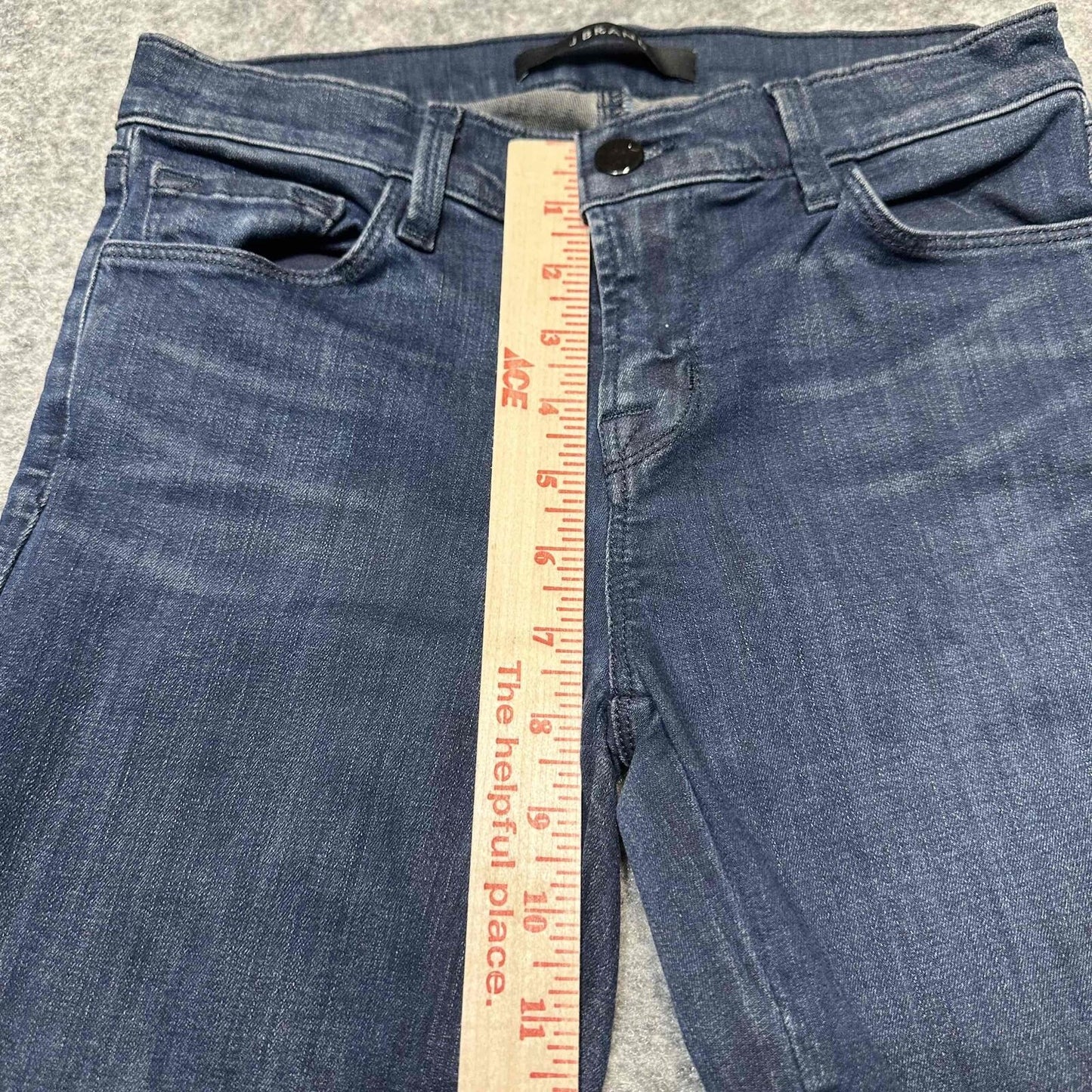 J Brand Snowbird Skinny Jeans Women's Size 26 Dark Wash Step Hem