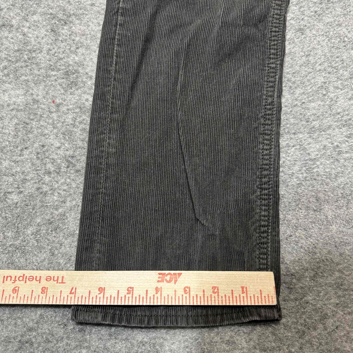Banana Republic Pima Cotton Men's Corduroy Straight Jeans Size 31x32 Black Dark