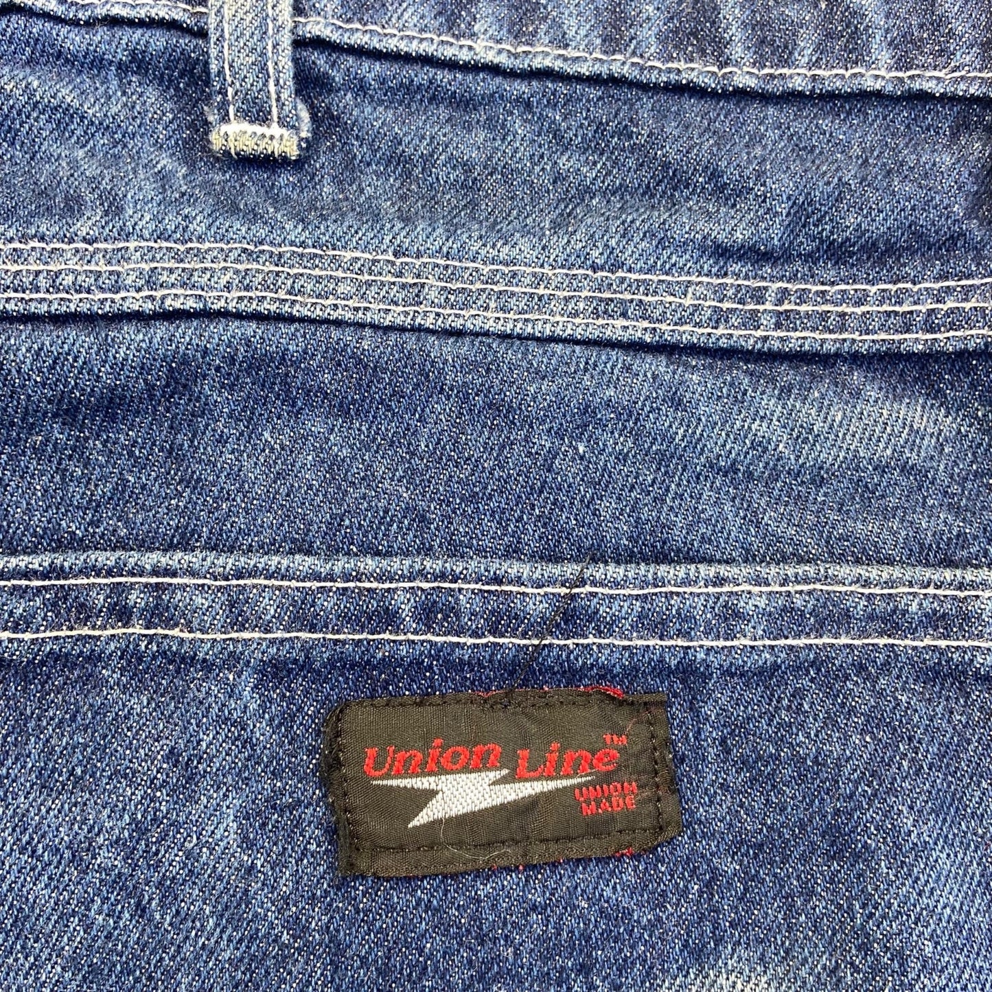 Union Line Men's Carpenter Jeans 36x30 Blue Denim