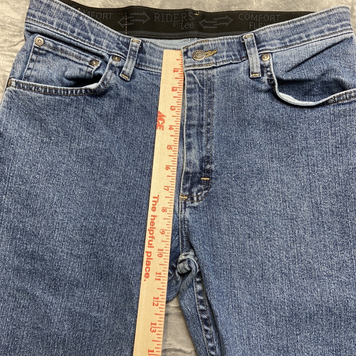 Lee Riders by Lee Comfort Flex Relaxed Jeans Men's Size 32x32 Blue Denim