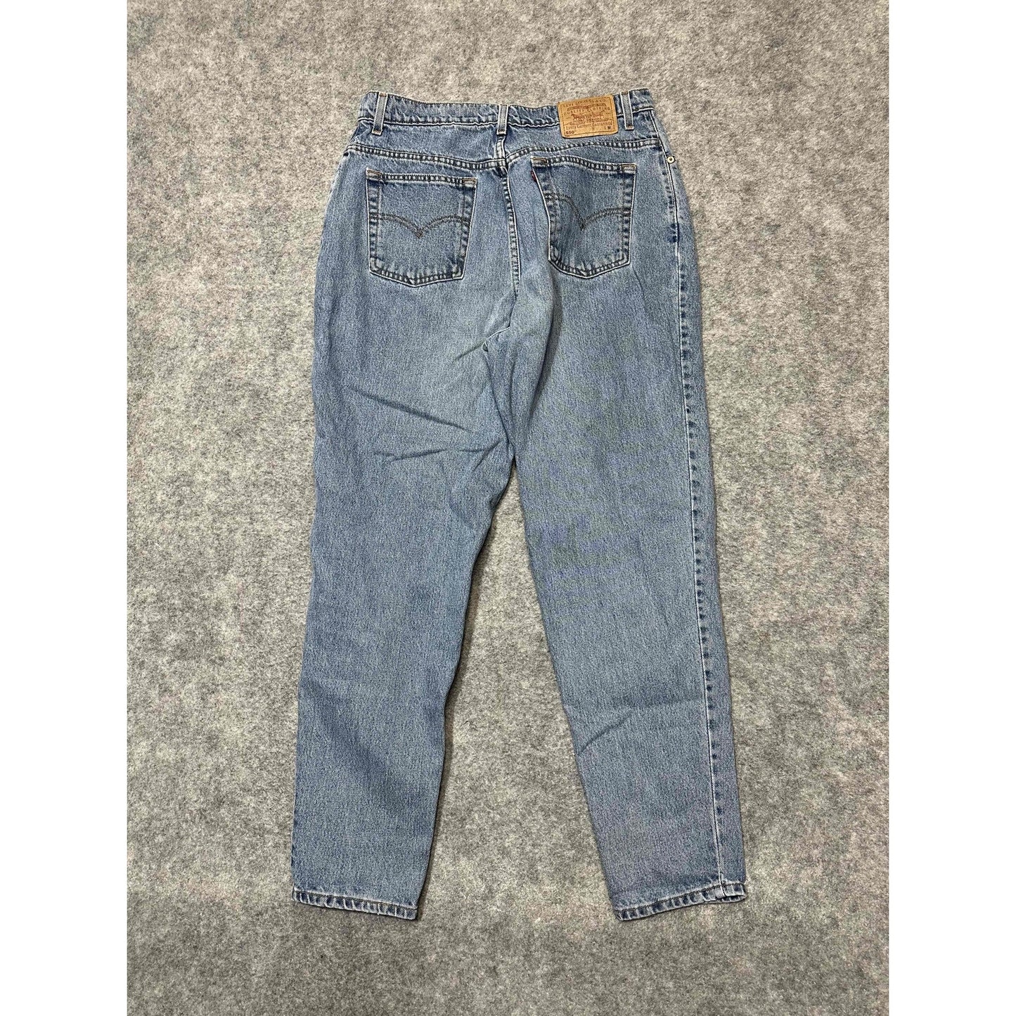 Vintage Levis 550 Women's Relaxed Fit Tapered Leg Jeans Size 16 WM Blue Denim