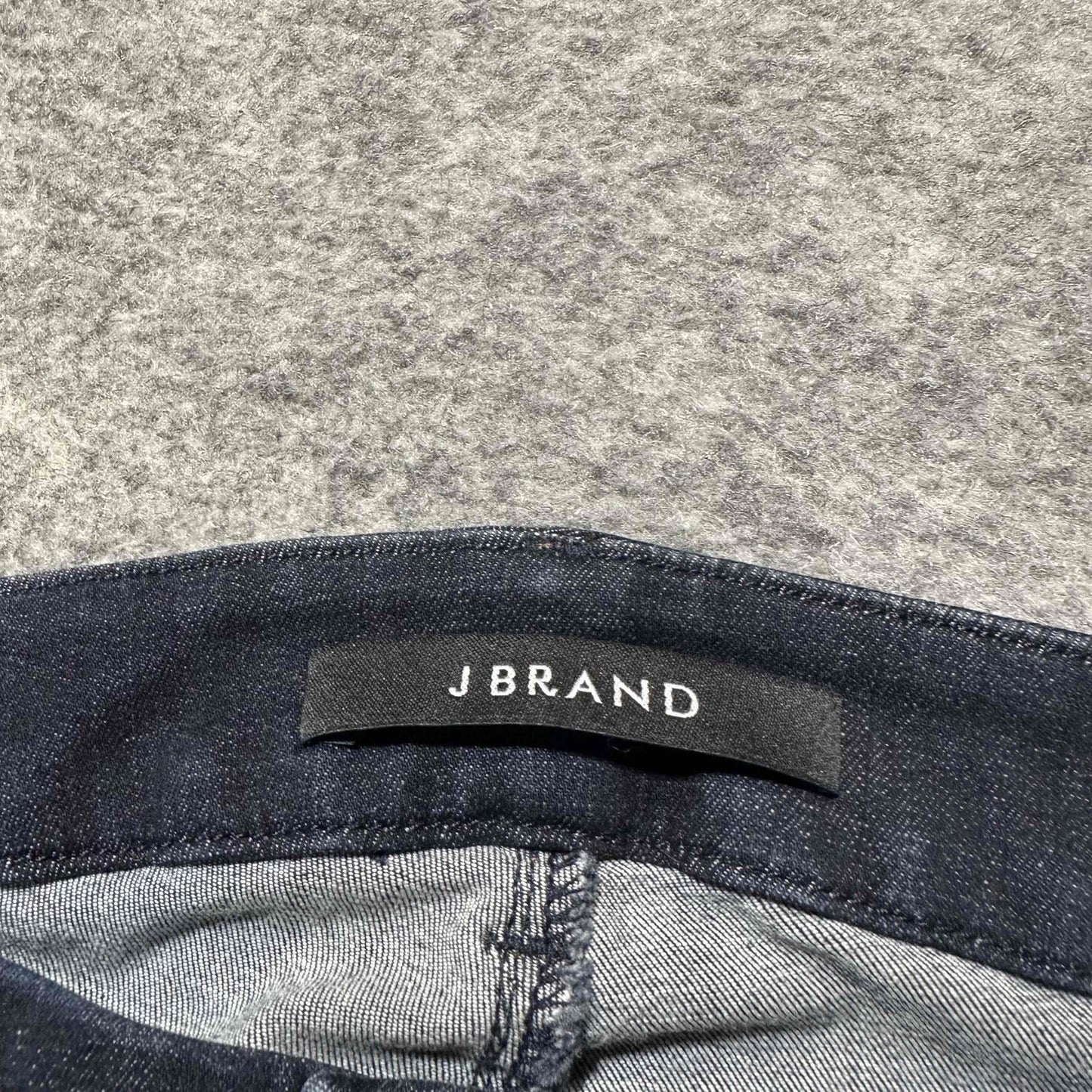 New J Brand Anja Women's Cuffed Skinny Jeans Size 27 Blue Dark Wash Denim