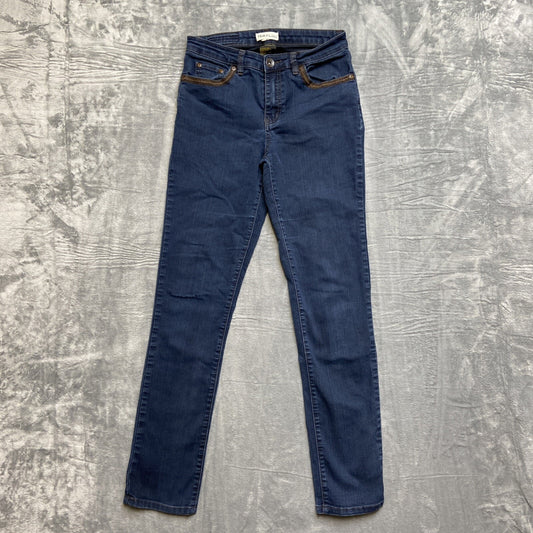 Tribal Jeans Straight Jeans Women’s Size 8 Dark Blue Stretch Denim