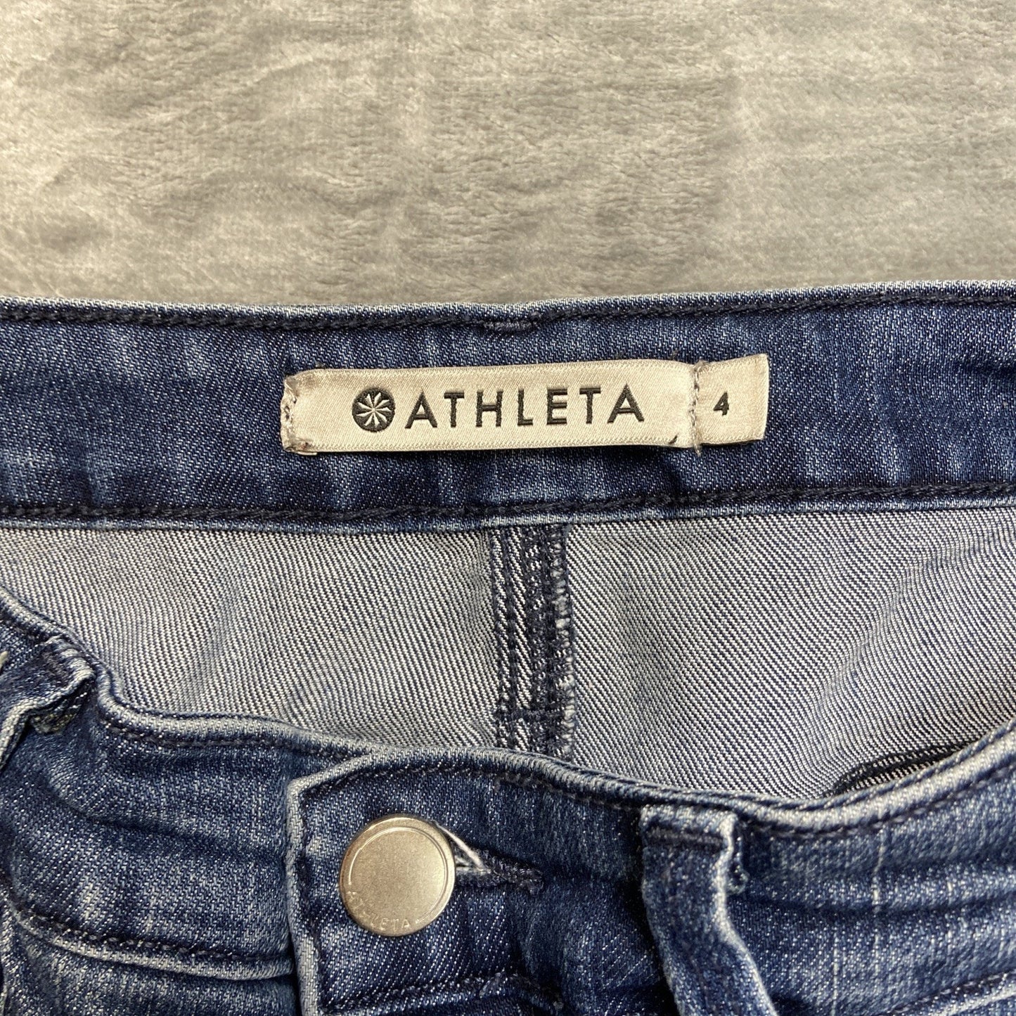 Athleta Sculptek Skinny Jeans Women's Size 4 Blue Denim
