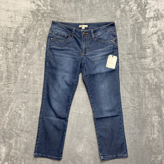 New CAbi Jeans Johnny Crop Jeans Women's Size 2 Blue Denim