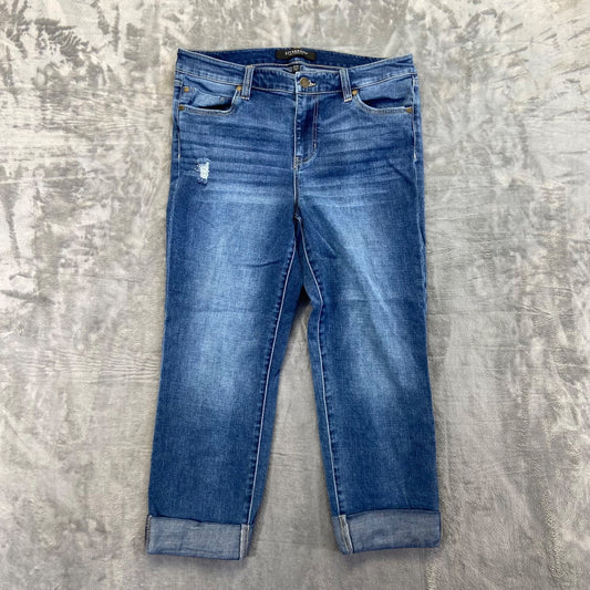 Liverpool Women's Charlie Crop Skinny Jeans Size 10 Blue Denim