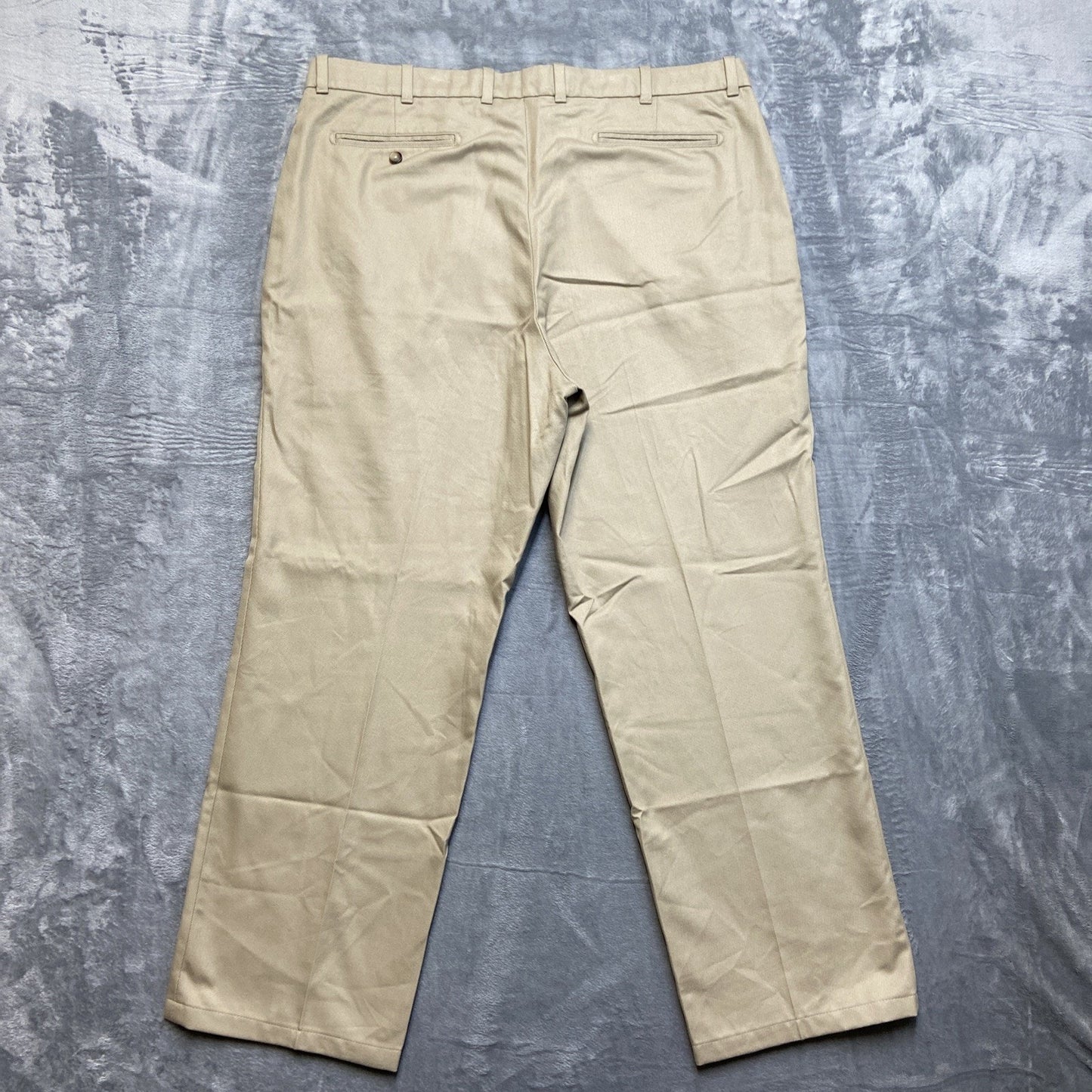 Bobby Jones Peruvian Pima Chino Pants Men's Size 40 Tan Beige Pleated