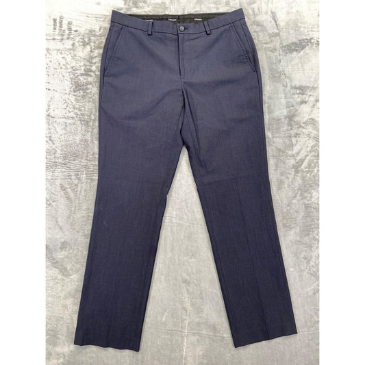Calvin Klein Men's Dress Pants Straight Size 30x30 Navy Blue Formal