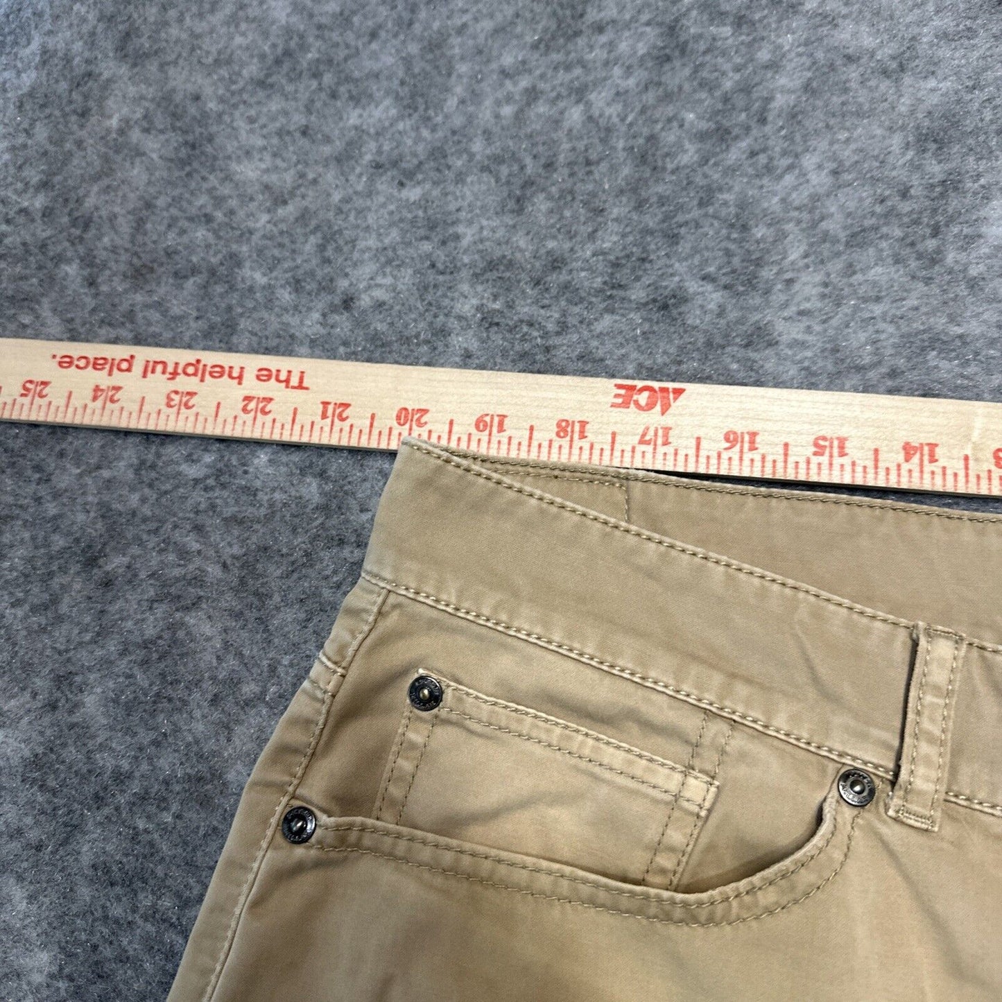 Peter Miller Men's Straight Jeans Size 40 Tan Brown Denim