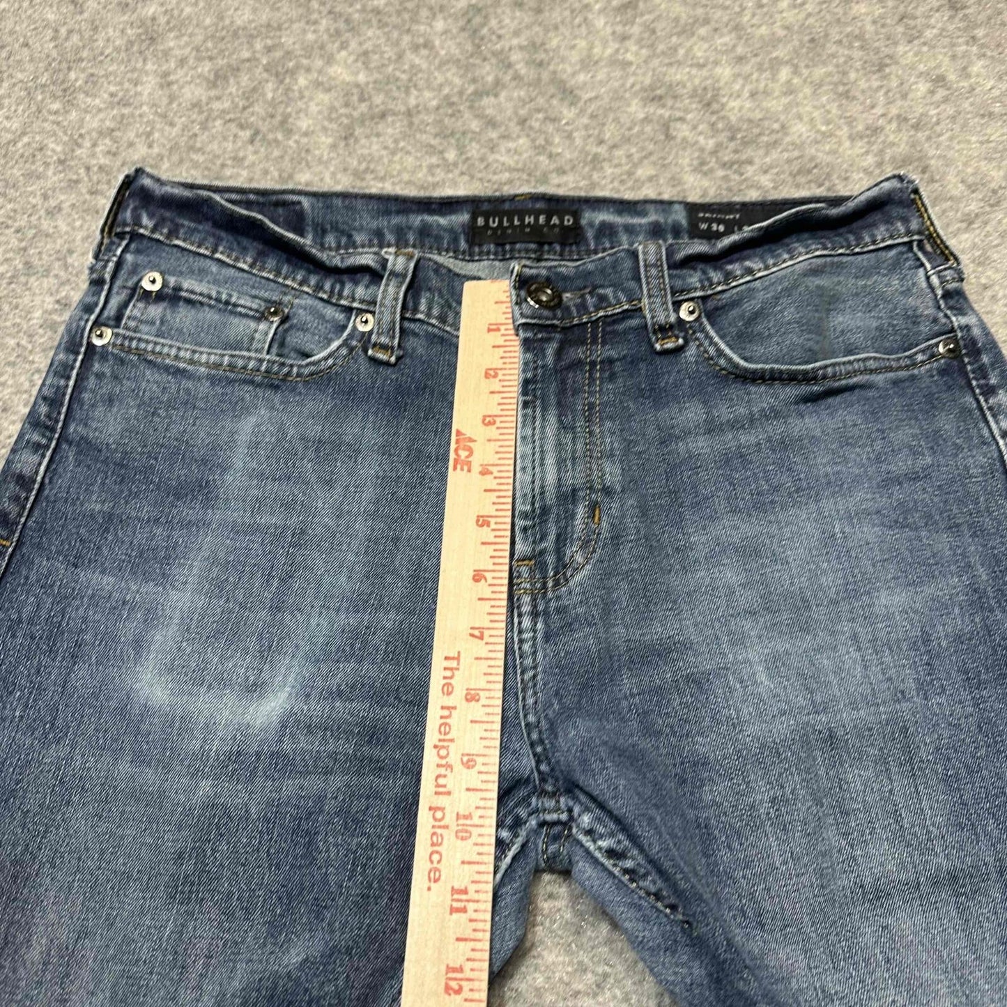 Bullhead Denim Co. Men's Skinny Jeans Size 30x32 Dark Wash Denim