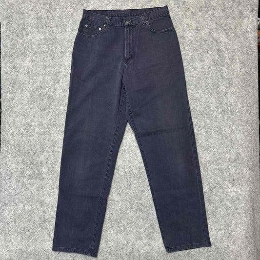Vintage Gitano Jeans Men’s Relaxed Straight Jeans Size 33x32 Dark Purple Denim