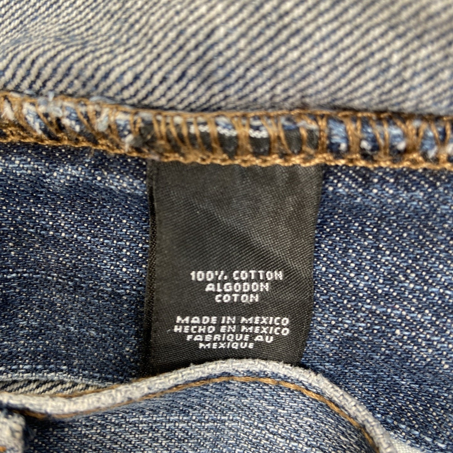 Vintage DKNY Embroidered Straight Jeans Men's Size 36x30 Blue Denim