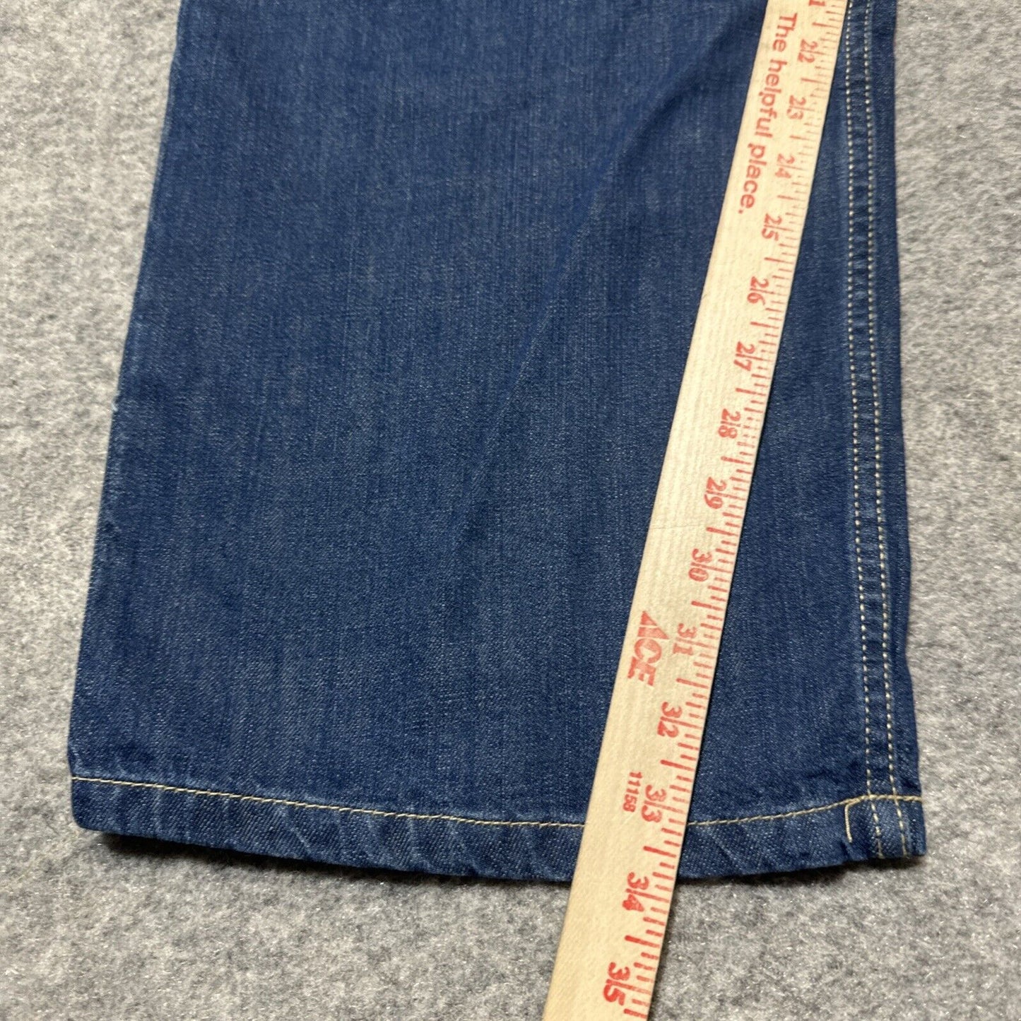 Vintage Jordan Craig Distressed Relaxed Straight Jeans Men's 44x34 Blue Denim
