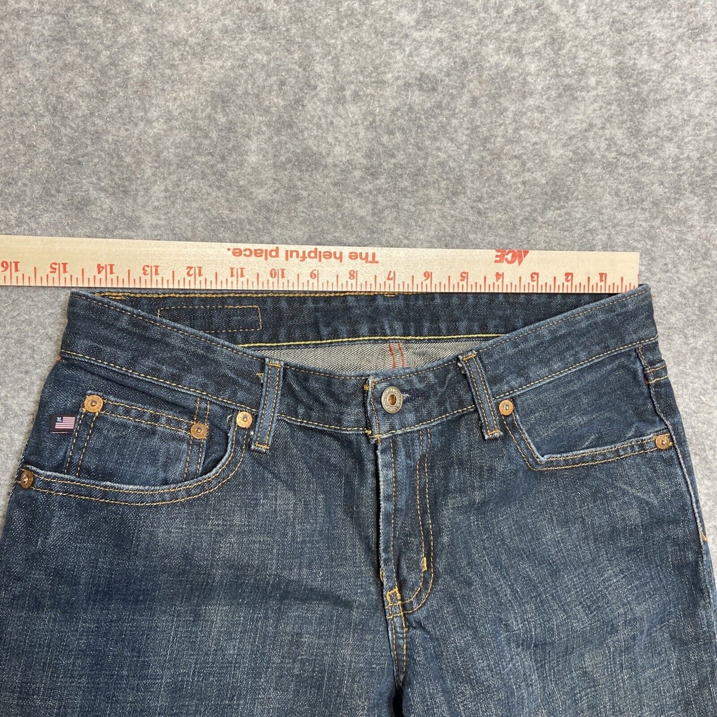 Polo Ralph Lauren Kelly Jean Women's Size 8 Dark Blue Denim Low Rise
