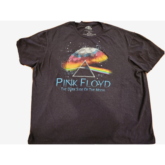 Pink Floyd Men's Licensed Dark Side Of The Moon Rainbow Prism T-Shirt XXL