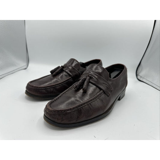 Stafford Men's Tassel Loafers size 7.5 D Brown leather