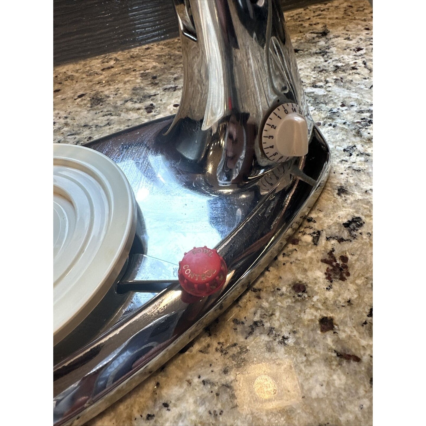 1938 Vintage Hamilton Beach Chrome Stand Mixer 10 Speed 2 Bowls 8FM-127 Model H