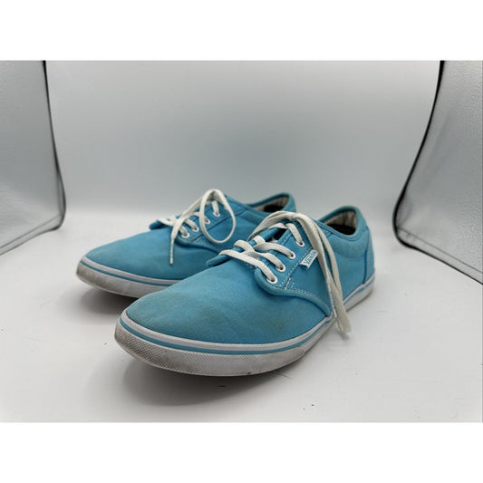 VANS Authentic Classic Light Baby Blue Womens 9 Shoes Skater