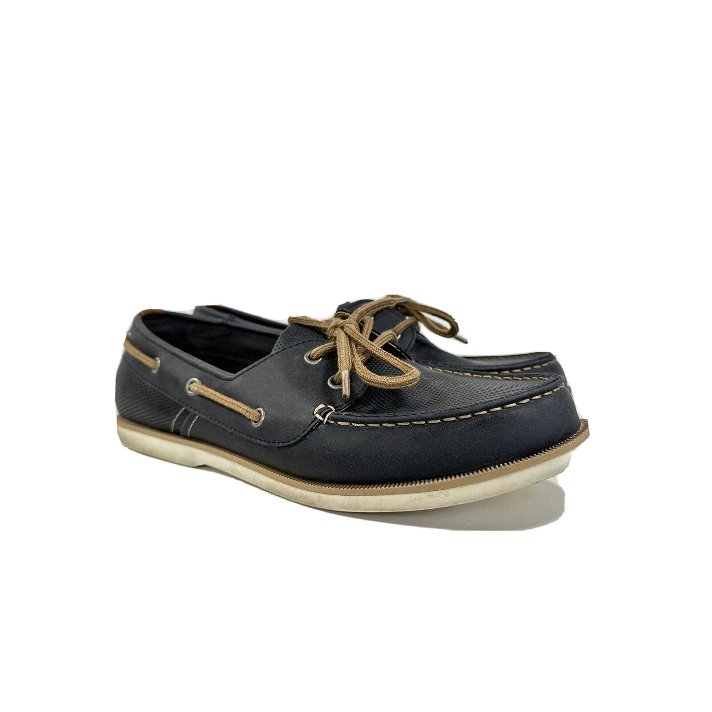 Sonoma Men's Vitalize Ortholite Navy Shoes Size 10.5 Casual Boat Loafer Oxford