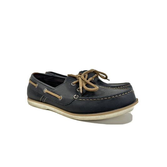 Sonoma Men's Vitalize Ortholite Navy Shoes Size 10.5 Casual Boat Loafer Oxford
